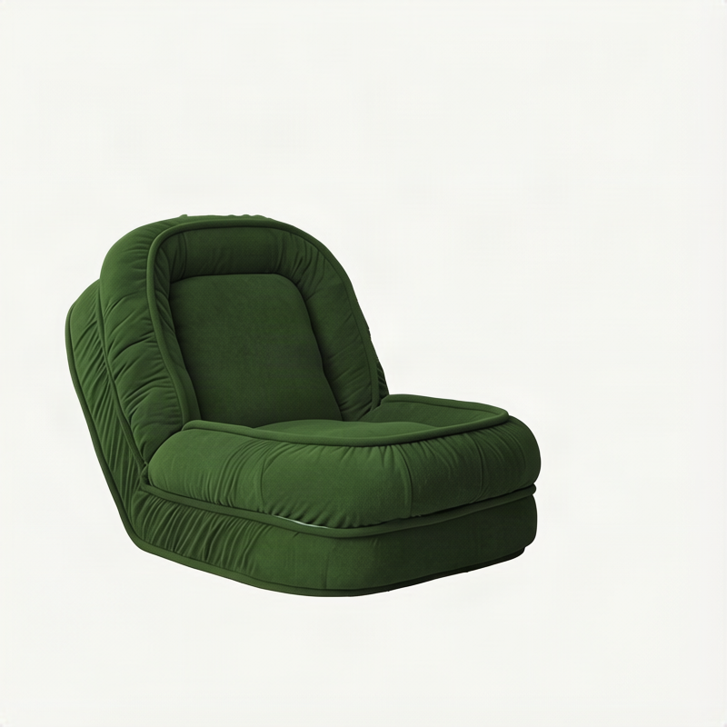 Klappsofa aus Kordstoff, Einzelsitz