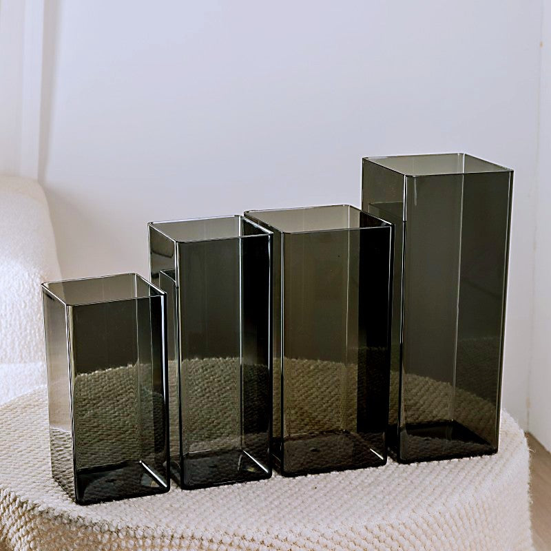 Glaszylinder-Blumenvase, 18,5–28,5 cm, modern