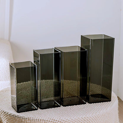 Glaszylinder-Blumenvase, 18,5–28,5 cm, modern