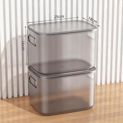Transparente Aufbewahrungsbox aus Kunststoff