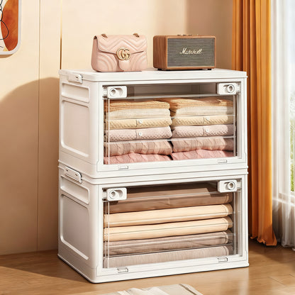 Transparente faltbare Aufbewahrungsbox mit Deckel