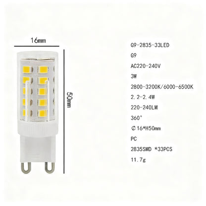 G9 Halogenlampe 25W, 40W oder 60W