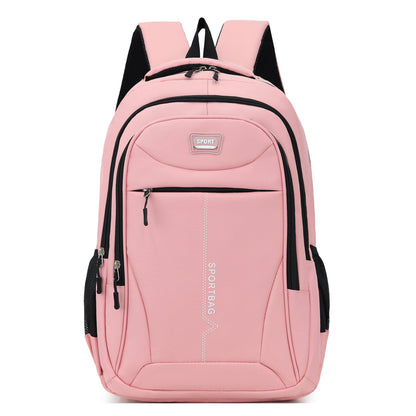 Rucksack mit Buchstaben-Druck, PVC, 20–35 L, wasserfest
