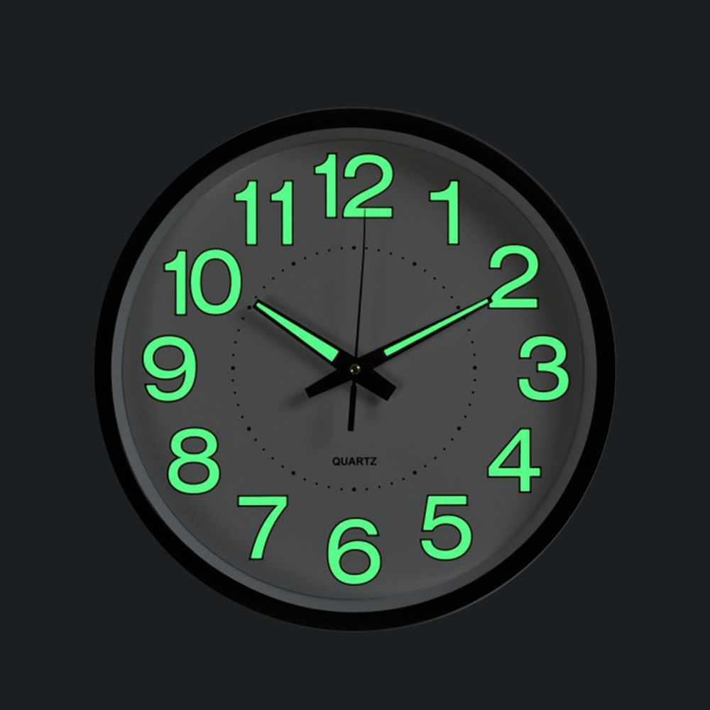Quarz-Wanduhr, Kunststoff, Zeiger, 20–40 cm