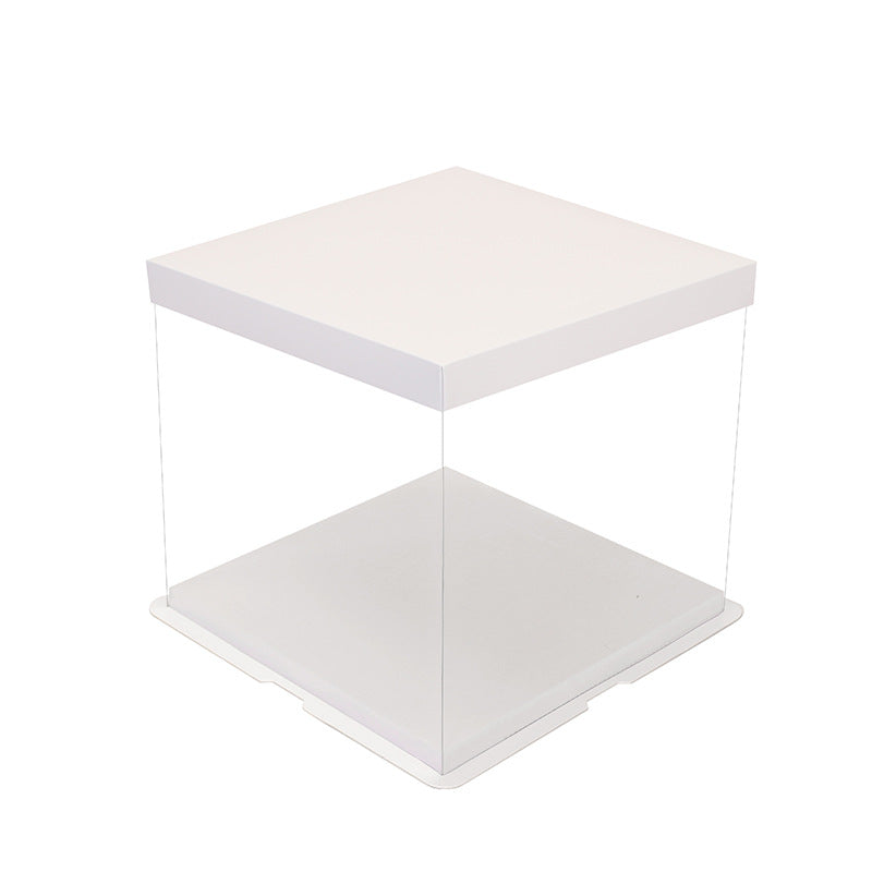 Transparente Kuchenboxen, verschiedene Größen