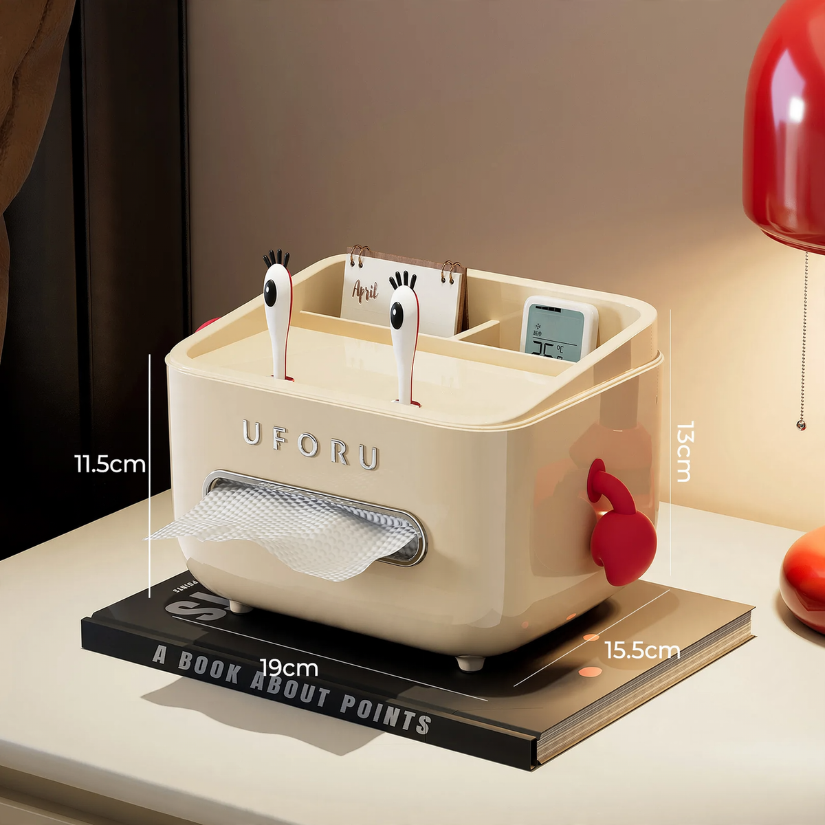 Tisch-Taschentuchbox, Kunststoff, modernes Design