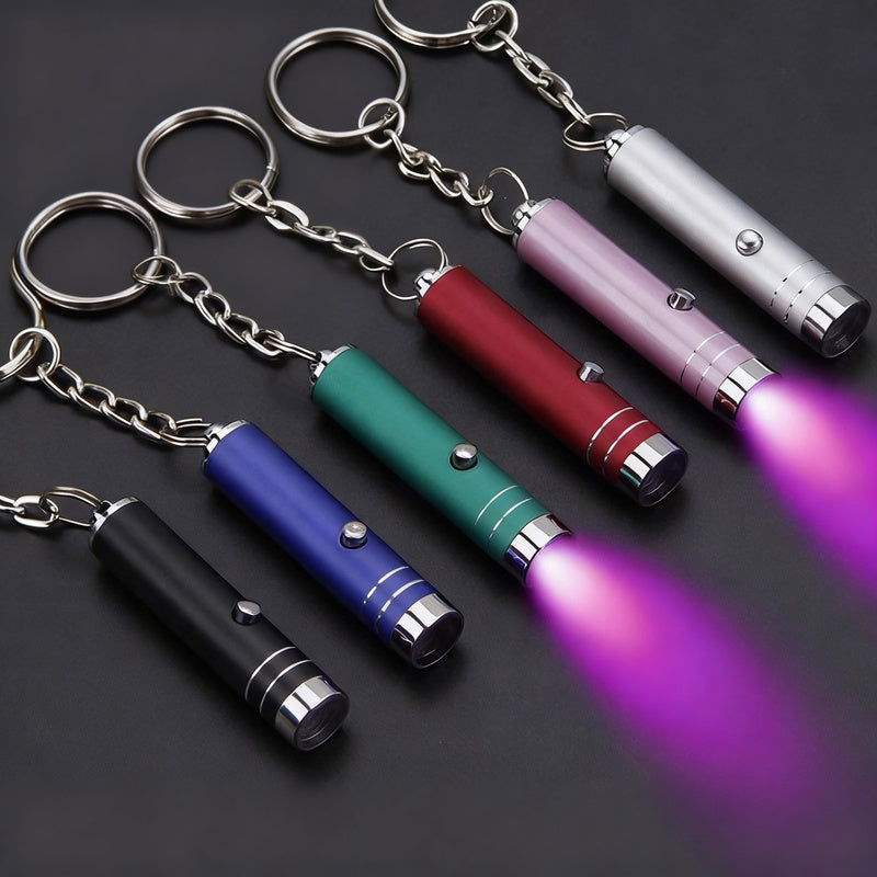 UV-Taschenlampe mit Aluminium-Gehäuse