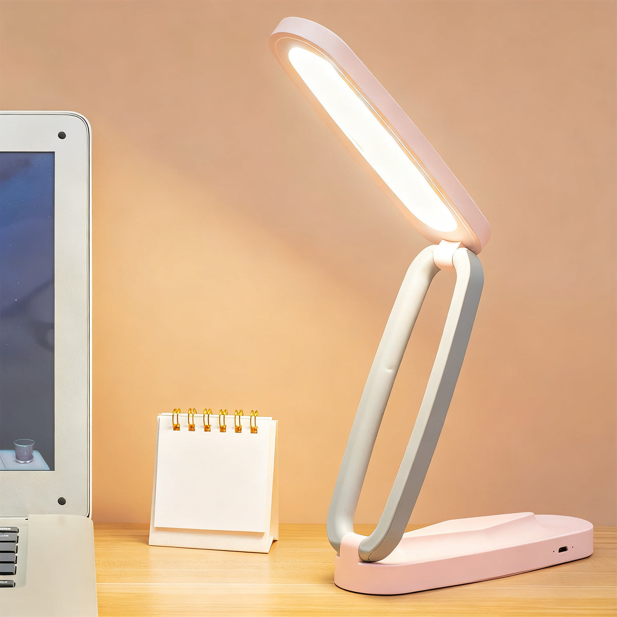 Faltbare LED-Schreibtischlampe mit Farbwahl