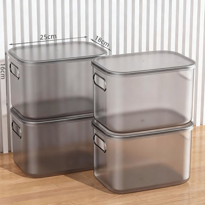 Transparente Aufbewahrungsbox aus Kunststoff