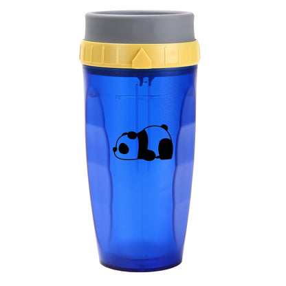 Tragbarer Trinkbecher mit Strohhalm, 300 ml