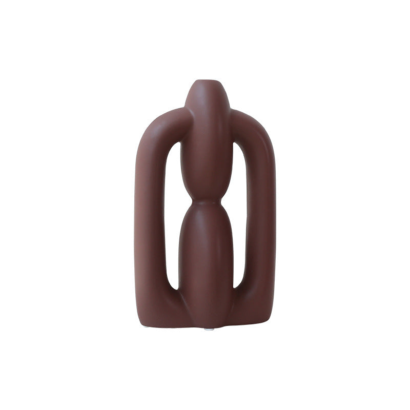 Keramik-Blumenvase, europäischer Stil