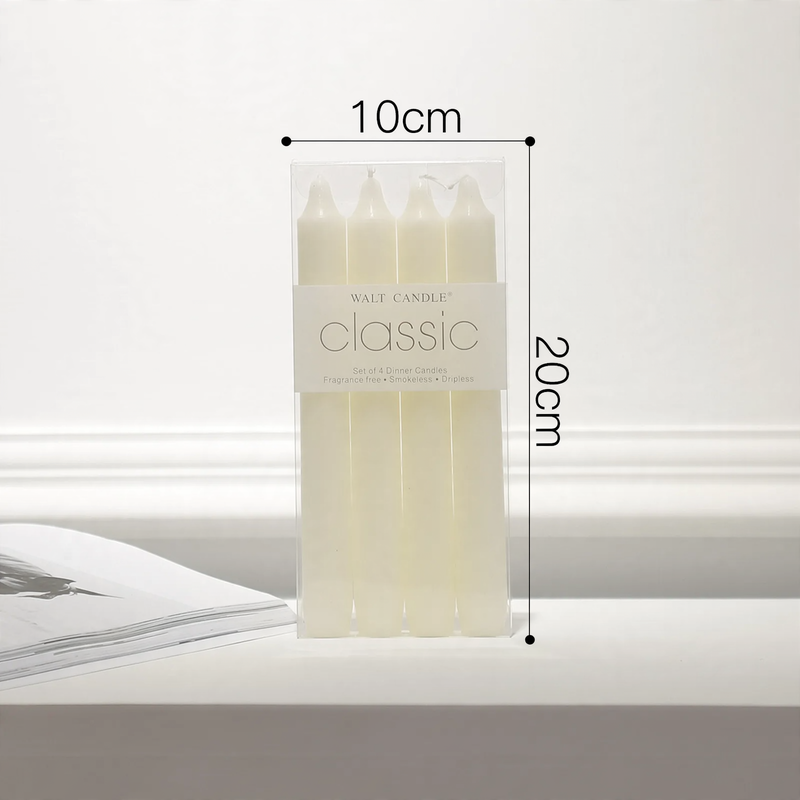 Transparenter Glaskerzenständer mit Rokoko-Design