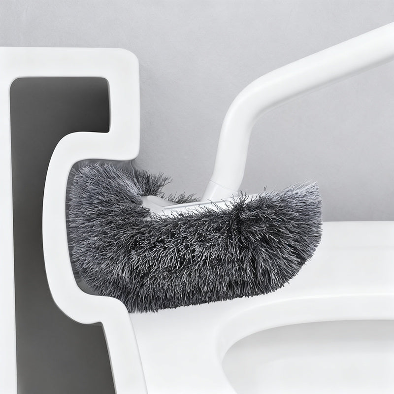 Toilettenbürste mit langem Griff, wandhängbar