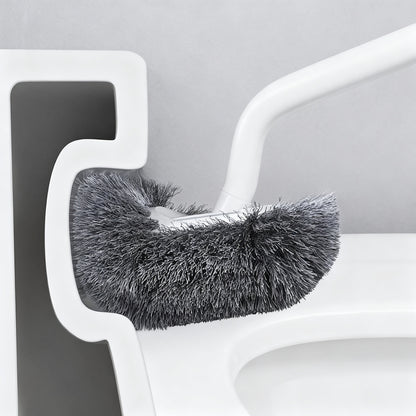 Toilettenbürste mit langem Griff, wandhängbar