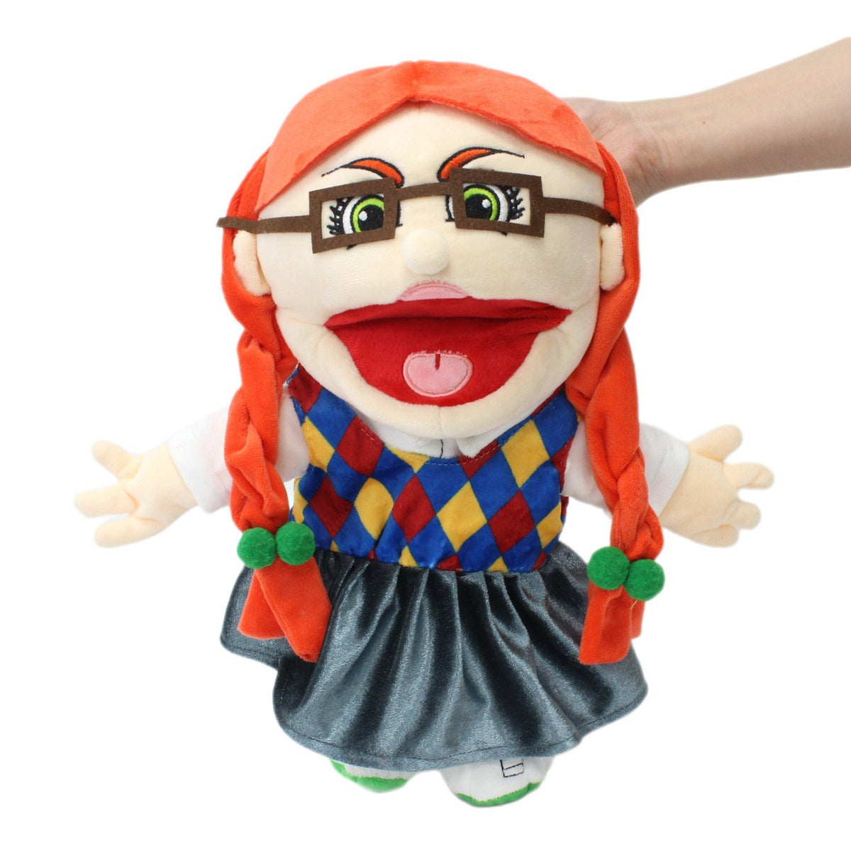 Handpuppe Hai mit beweglichen Armen