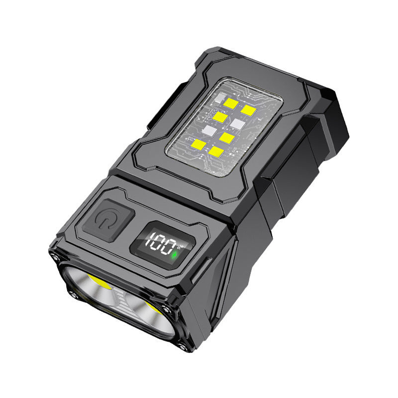 Tragbare USB-Taschenlampe mit Magnethalter