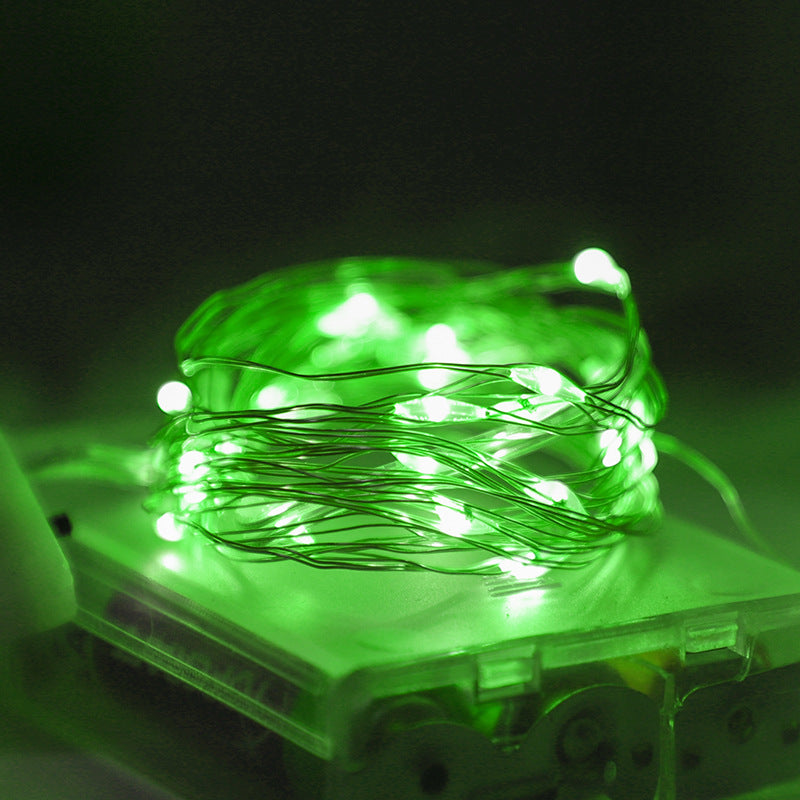 LED-Lichterkette, 10 m, 100 Lichter, USB/Batterie