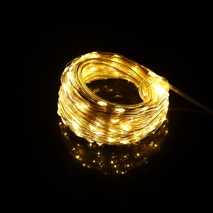 Solar-Kupferdraht-Lichterkette mit Fernbedienung