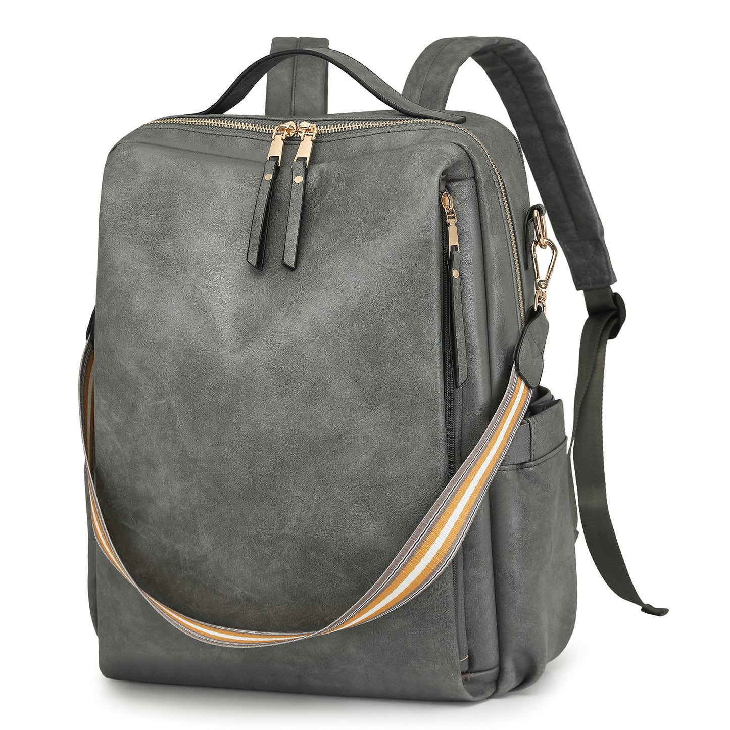 Damen-Rucksack aus PU, europäischer Stil