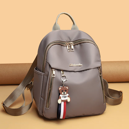 Oxford-Rucksack Damen, 25×12×29 cm, atmungsaktiv
