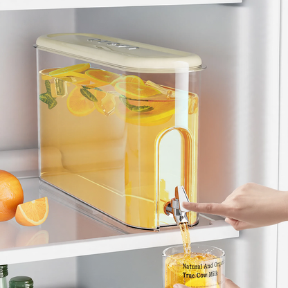 Kühlschrank-Wasserkanne mit Hahn, 4 L, Kunststoff