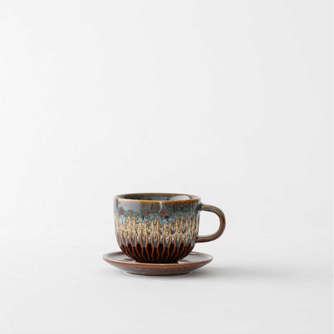 Keramik-Kaffeebecher mit Ofen-Glasur