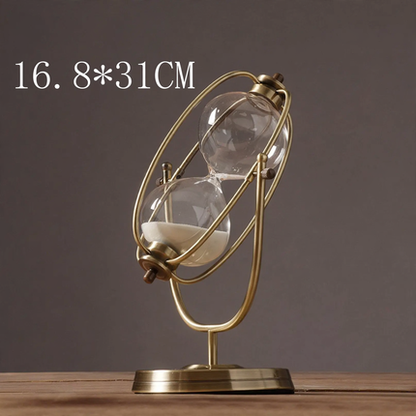 Globus-Dekofigur, transparent, modernes Design