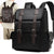 Rucksack aus PU-Leder, 20–35 L, Vintage-Stil