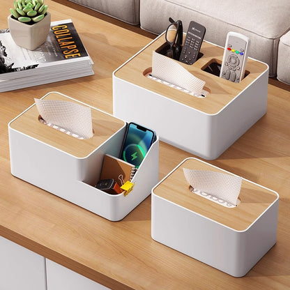 Taschentuchbox mit Aufbewahrungsfunktion