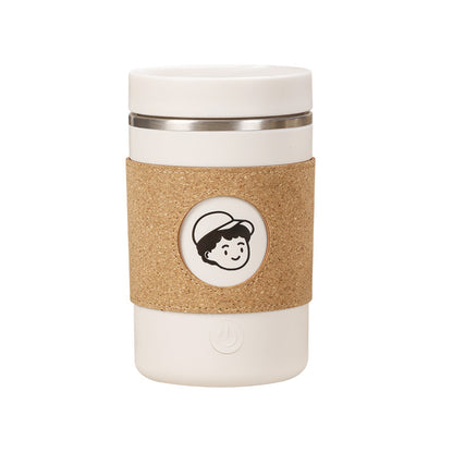Elektrische Rührtasse aus Edelstahl, 350 ml