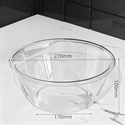 Kunststoff-Waschbecken, transparent, robust