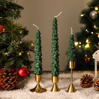 Weihnachtsbaum-Duftkerze, Sojamischung, handgefertigt