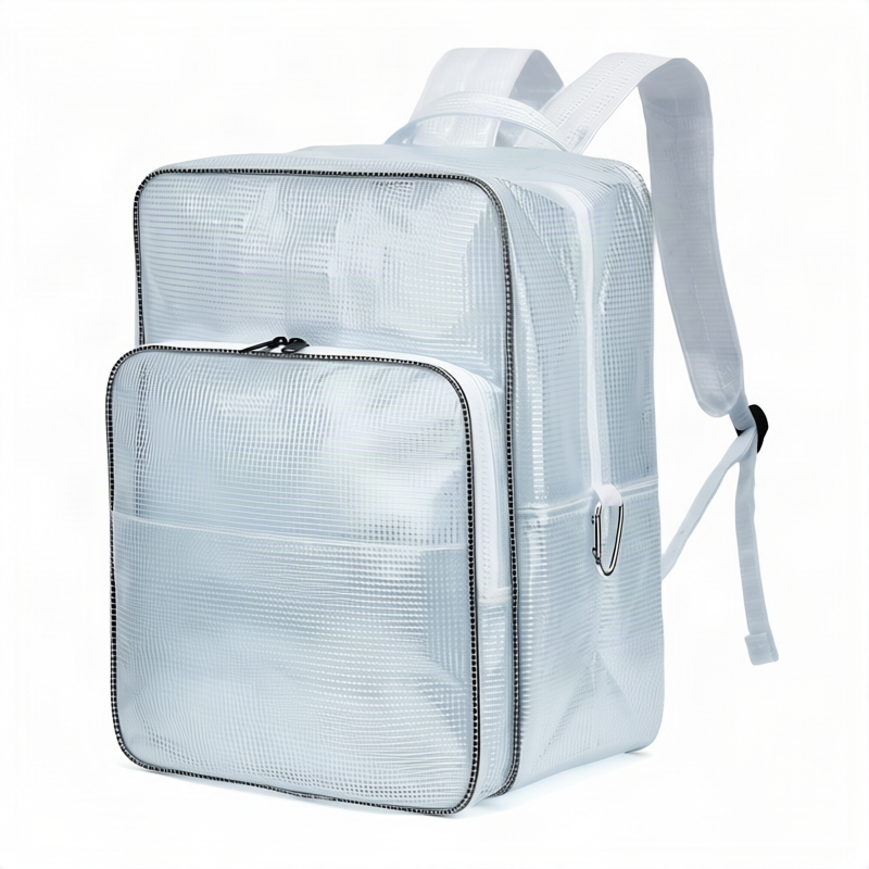 Antistatischer PVC-Rucksack, transparent