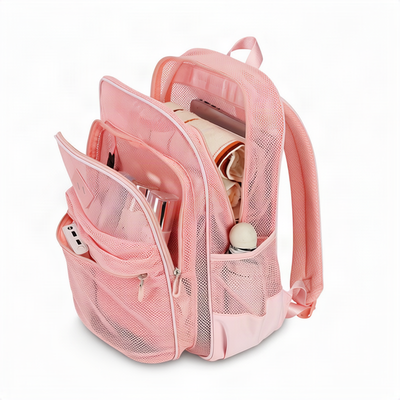 Oxford-Rucksack mit Netzstoff, 20–35 L, atmungsaktiv