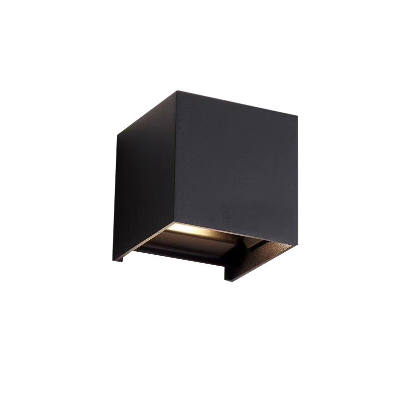LED-Wandleuchte, Aluminium, wasserfest
