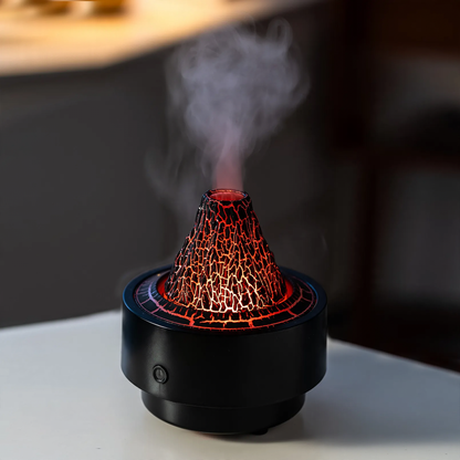Vulkan-Aromadiffuser mit Flammeneffekt, 0,5 l
