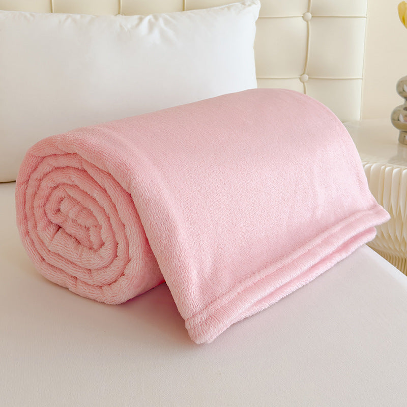 Fleecedecke aus Polyester, 100×150 bis 200×230 cm