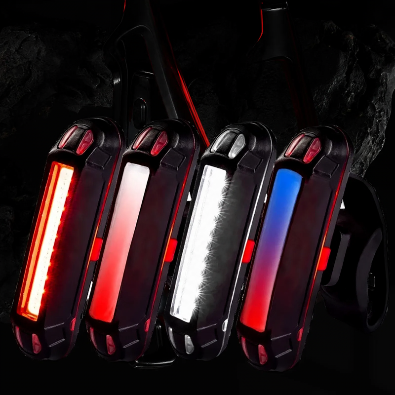 USB-Fahrrad-Rücklicht mit LED