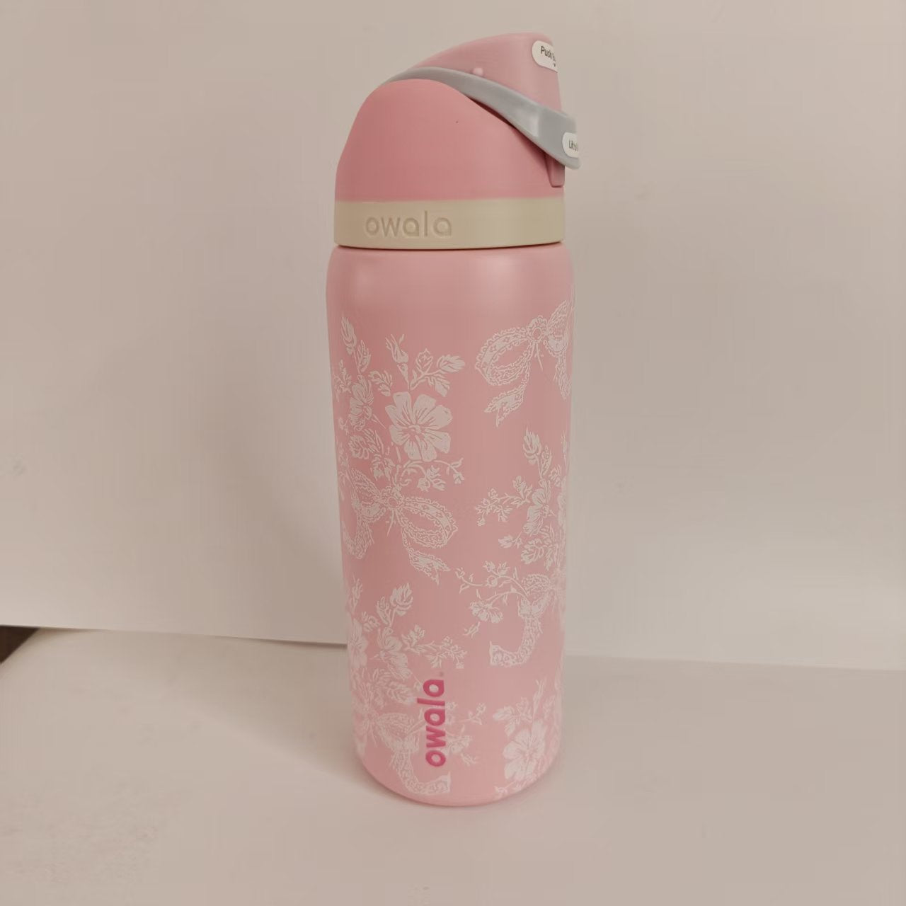 Edelstahl-Trinkflasche, 32 oz, mit Doppeldeckel