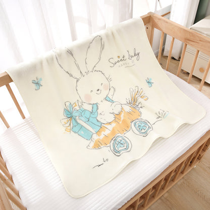 Babydecke aus Korallenfleece, 80×80 cm