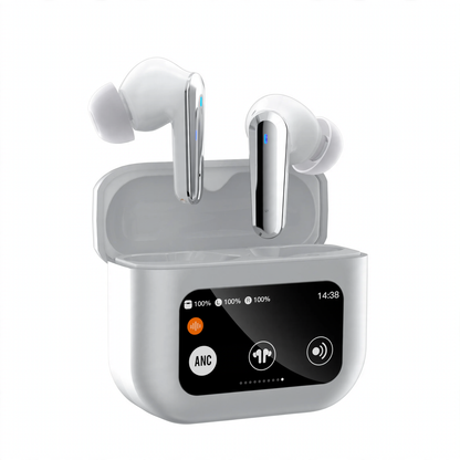 Bluetooth-Kopfhörer mit LCD-Display und Geräuschunterdrückung