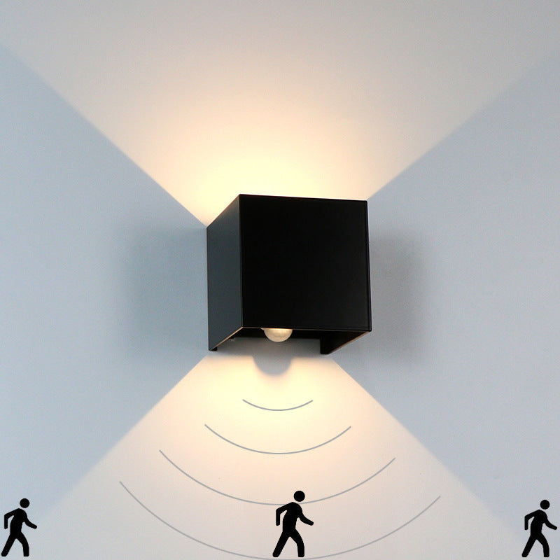 LED-Wandleuchte, Aluminium, wasserfest