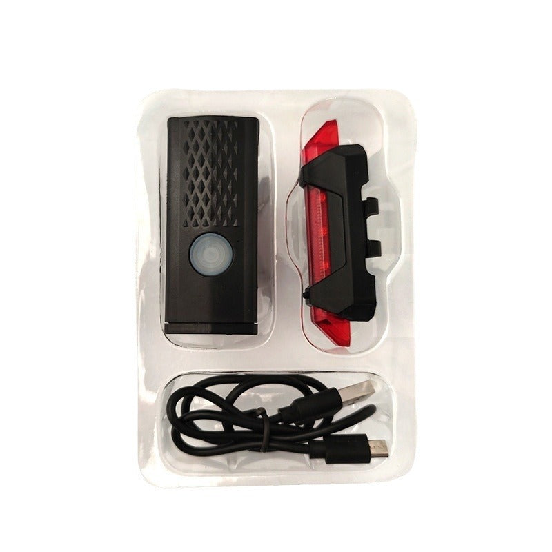 Fahrradlicht-Set, USB-aufladbar, wasserdicht