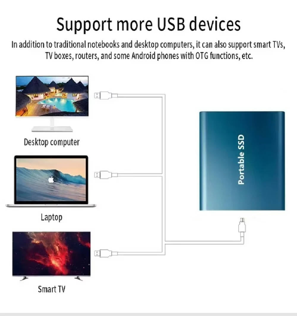 Externe SSD-Festplatte