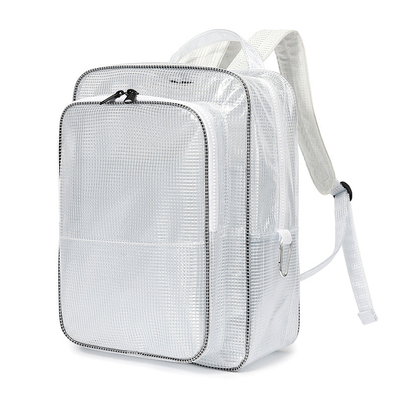 Antistatischer PVC-Rucksack, transparent