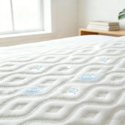 Nackenstützkissen aus Memory-Foam, Wellenschliff