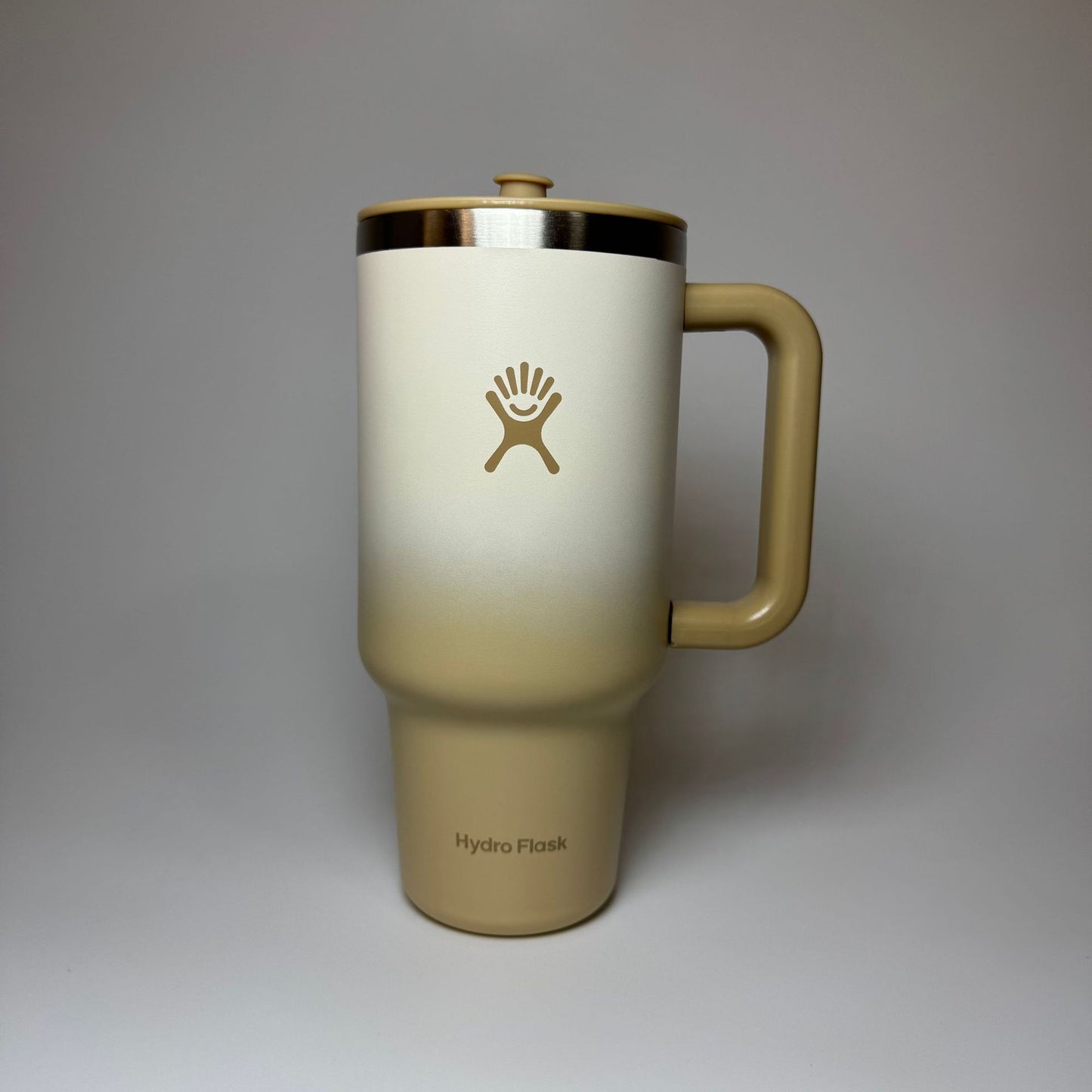 Isolierbecher 946 ml, Edelstahl, mit Henkel und Strohhalm