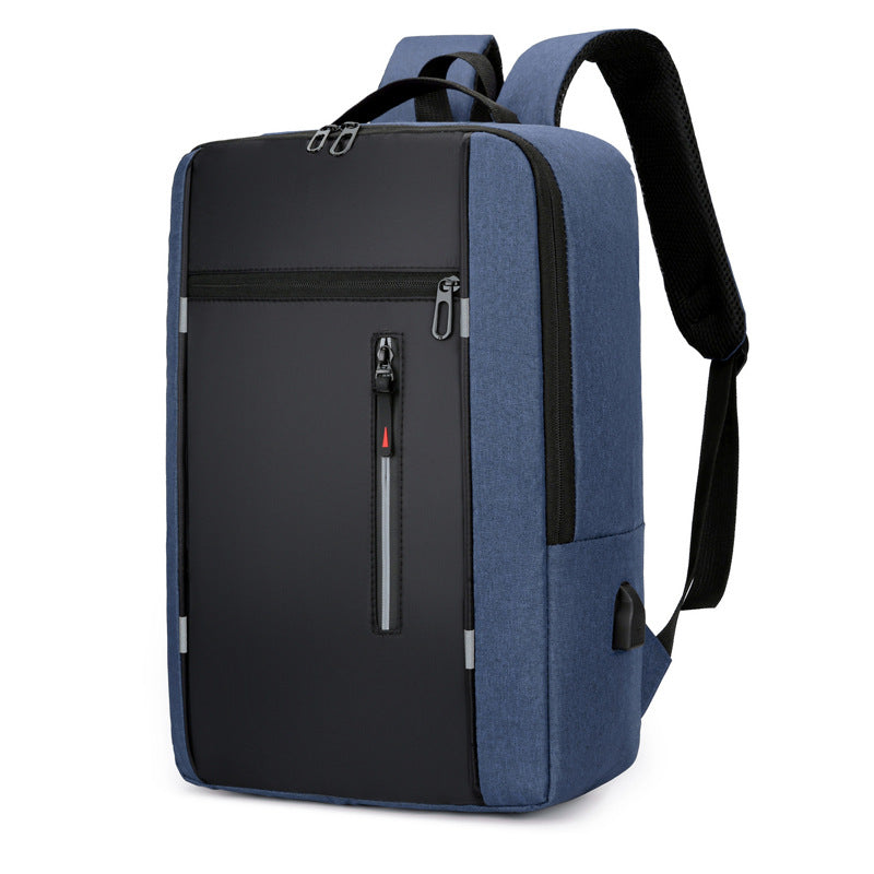 Geschäftsrucksack mit USB, 20–35 L, Oxfordstoff