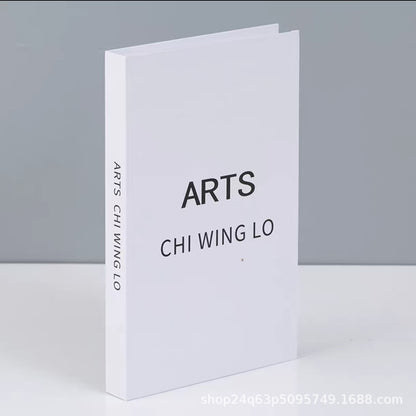 Dekoratives Kunstbuch, nordisch-minimalistisch