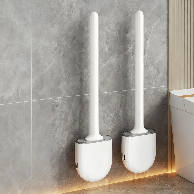 Toilettenbürste mit Ablauf-Funktion